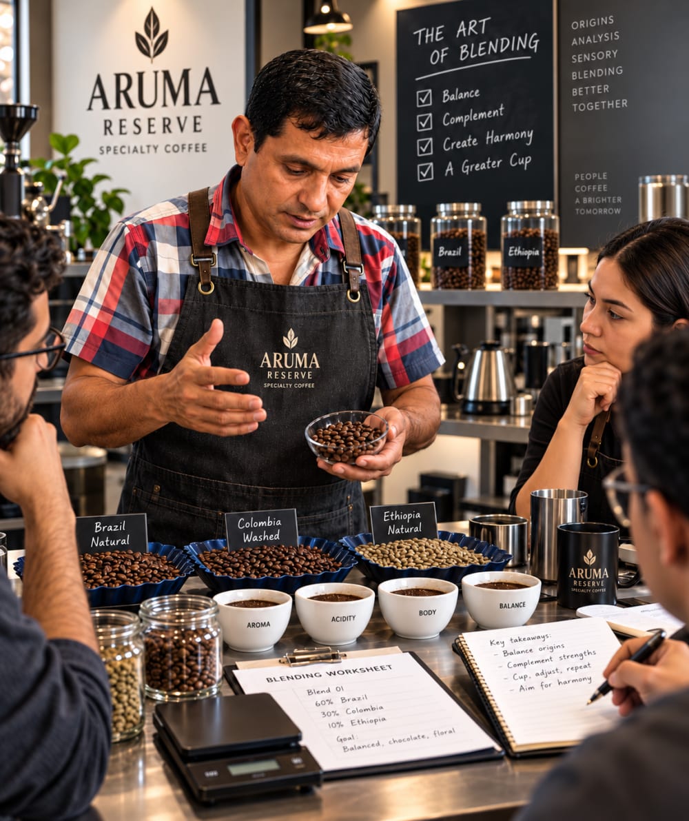 Aruma Reserve blend training session